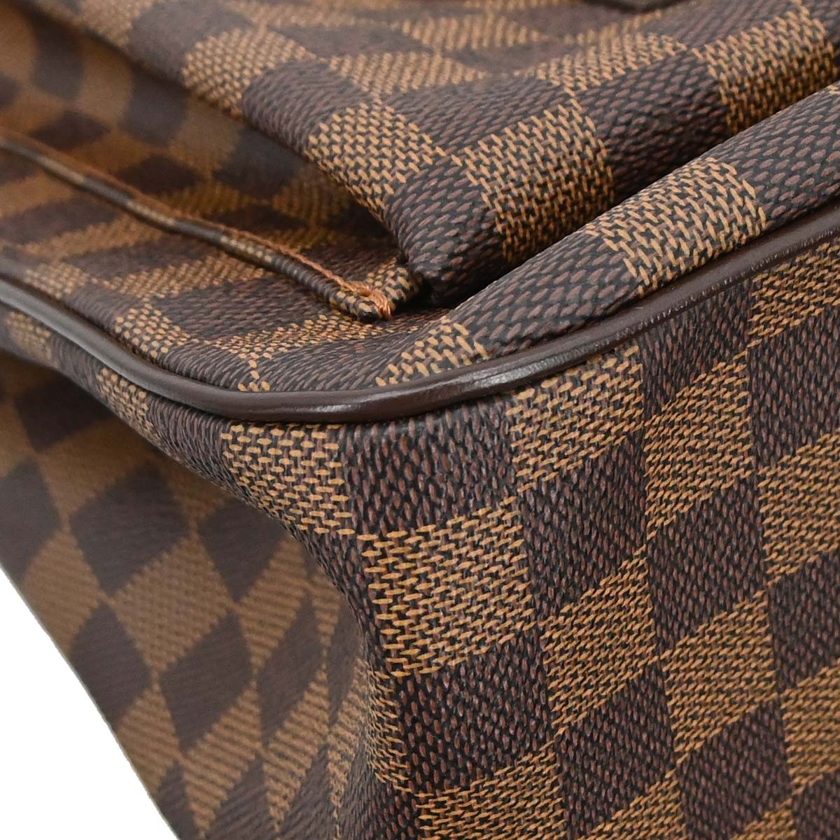 Louis Vuitton Uzes Damier Ebene Brown Canvas Tote Bag Bag (Pre-Owned)
