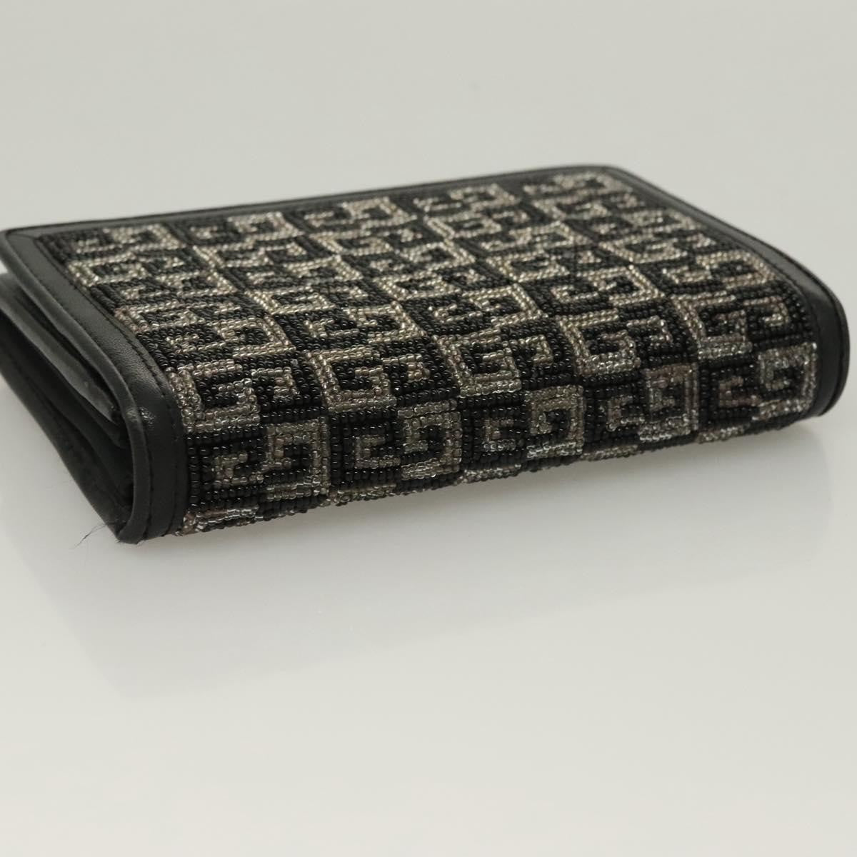 Givenchy Gv3 Leather Black Beads Wallets Accessory (Pre-Owned)