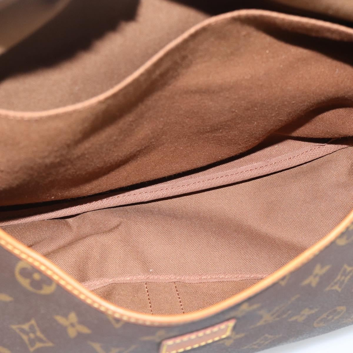 Louis Vuitton Saumur Canvas Brown Canvas Shoulder Bag Bag (Pre-Owned)