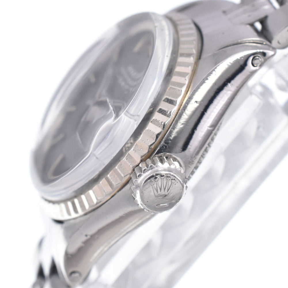 Rolex Oyster Perpetual Date Automatic Stainless Steel And White Gold Watch (Pre-Owned)