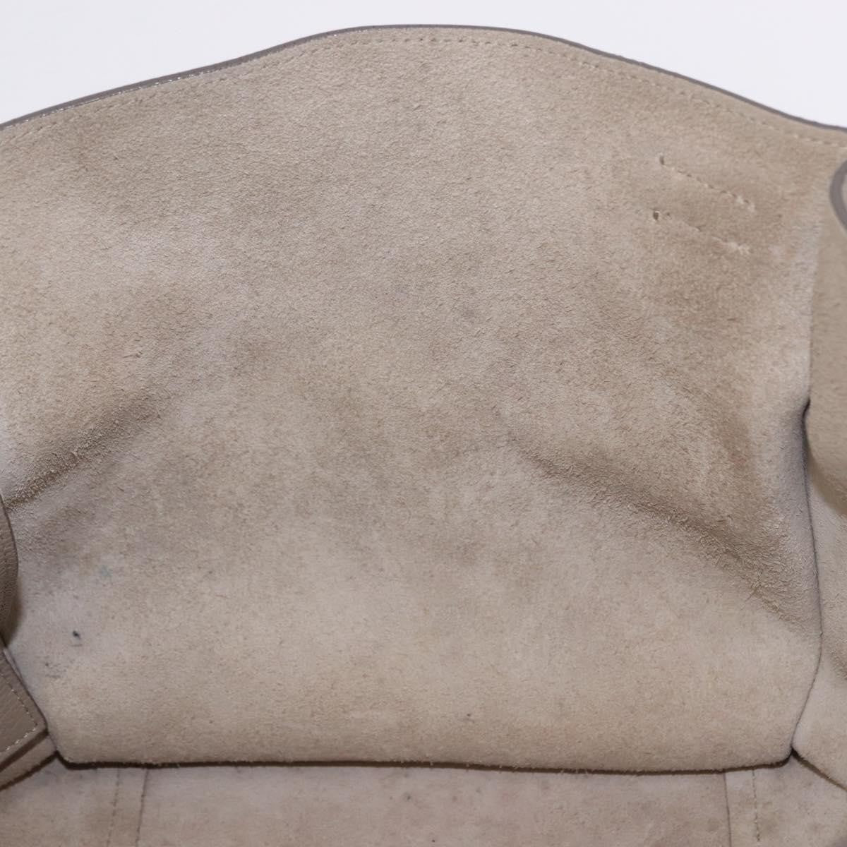 Celine Big Grained Calfskin Beige Leather Handbag (Pre-Owned)