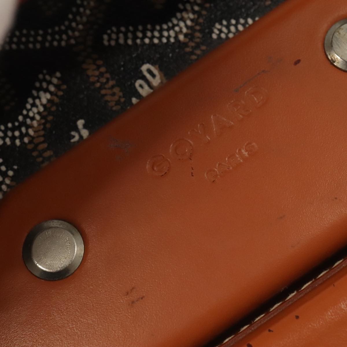 Goyard Bourget Trolley Rolling Luggage Coated Canvas Brown Pvc Travel Bag Bag (Pre-Owned)