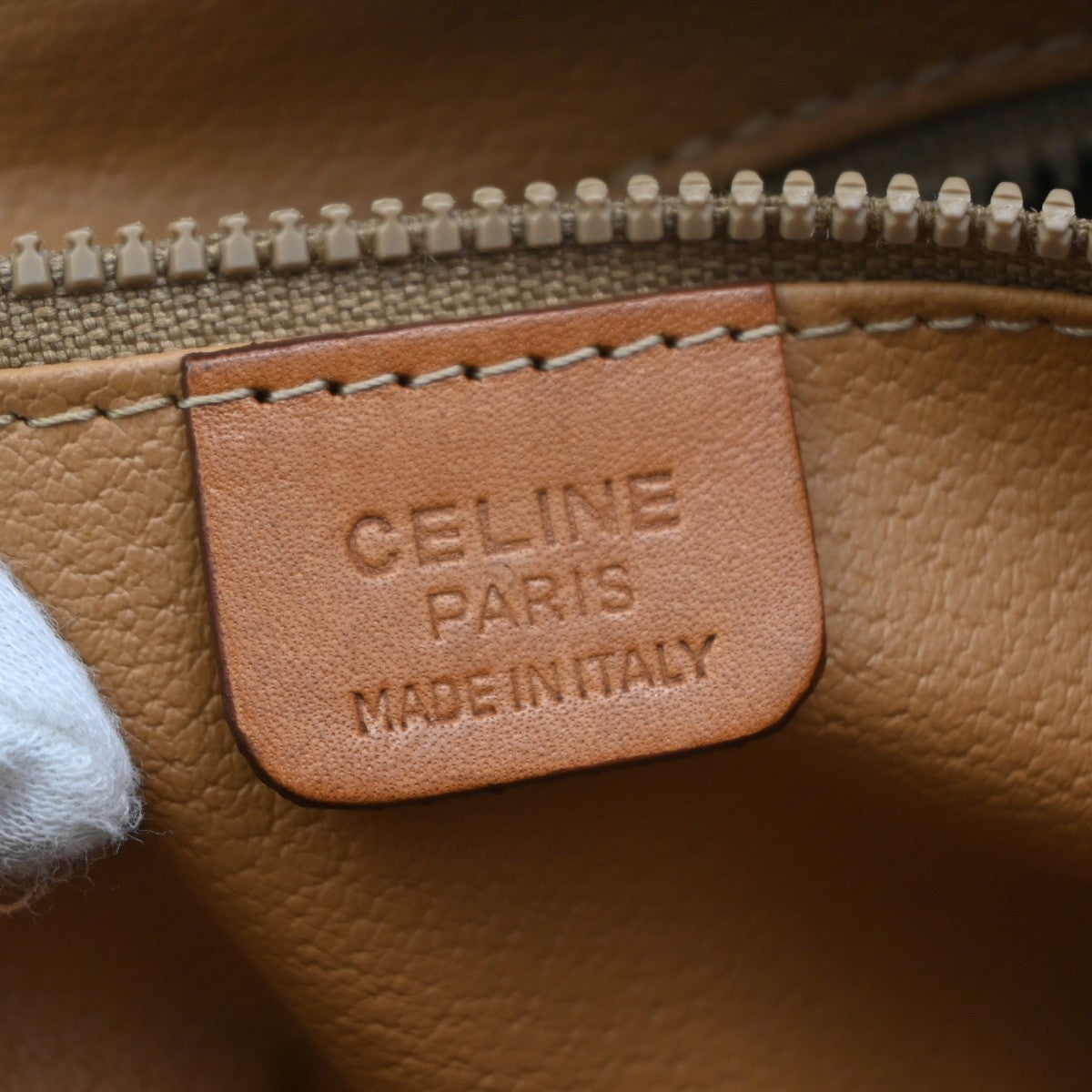 Celine Boston Triomphe Xl Coated Canvas Brown Canvas Handbag (Pre-Owned)