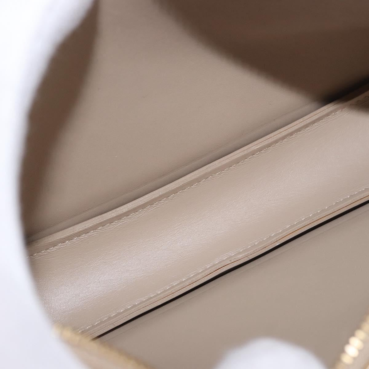 Louis Vuitton Lexington Pochette Patent Leather Beige Patent_Leather Clutche & Pouche Bag (Pre-Owned)