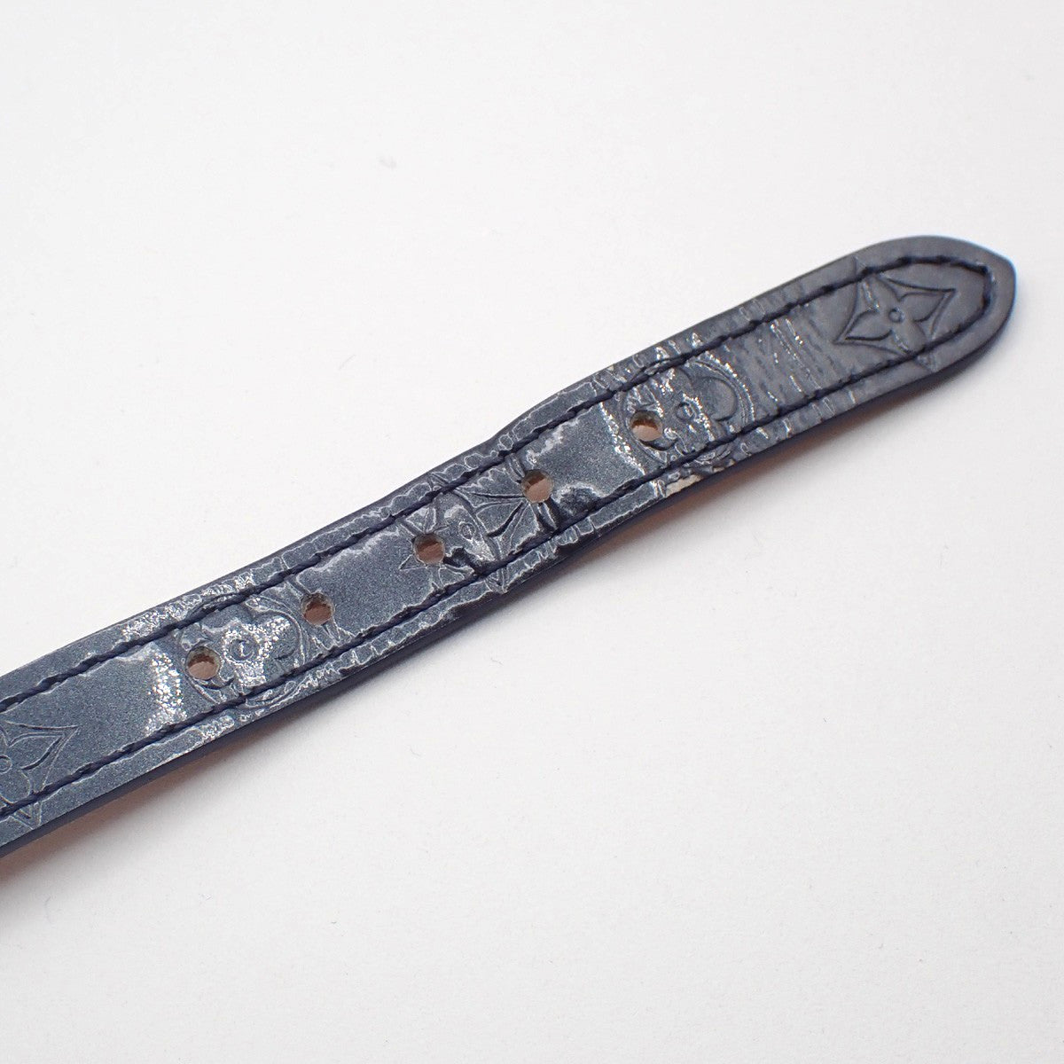 Louis Vuitton Triple Tour Monogram Vernis Purple Patent_Leather Bracelet Jewelry (Pre-Owned)