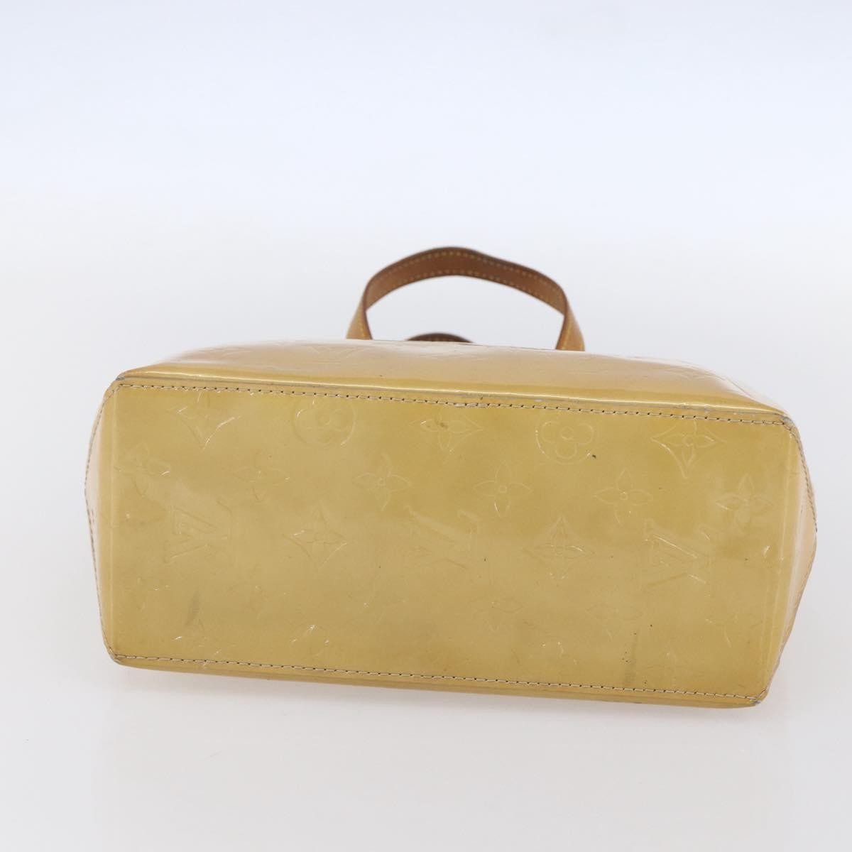 Louis Vuitton Reade Monogram Vernis Beige Patent_Leather Handbag (Pre-Owned)