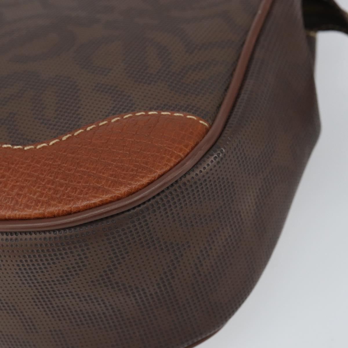 Loewe Anagram Pvc Leather Brown Pvc Shoulder Bag Bag (Pre-Owned)