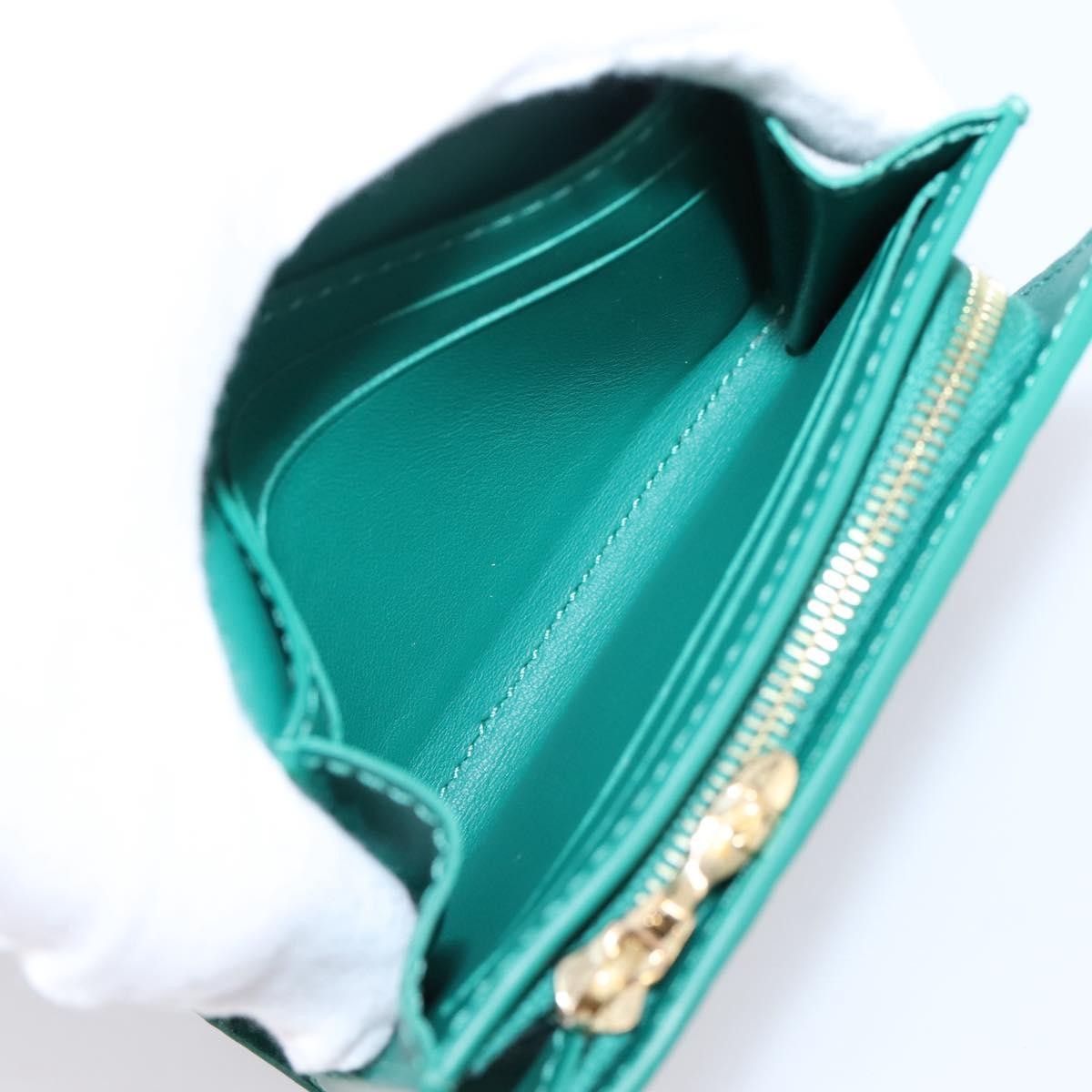 Louis Vuitton Capucines Leather Green Leather Wallets Accessory (Pre-Owned)