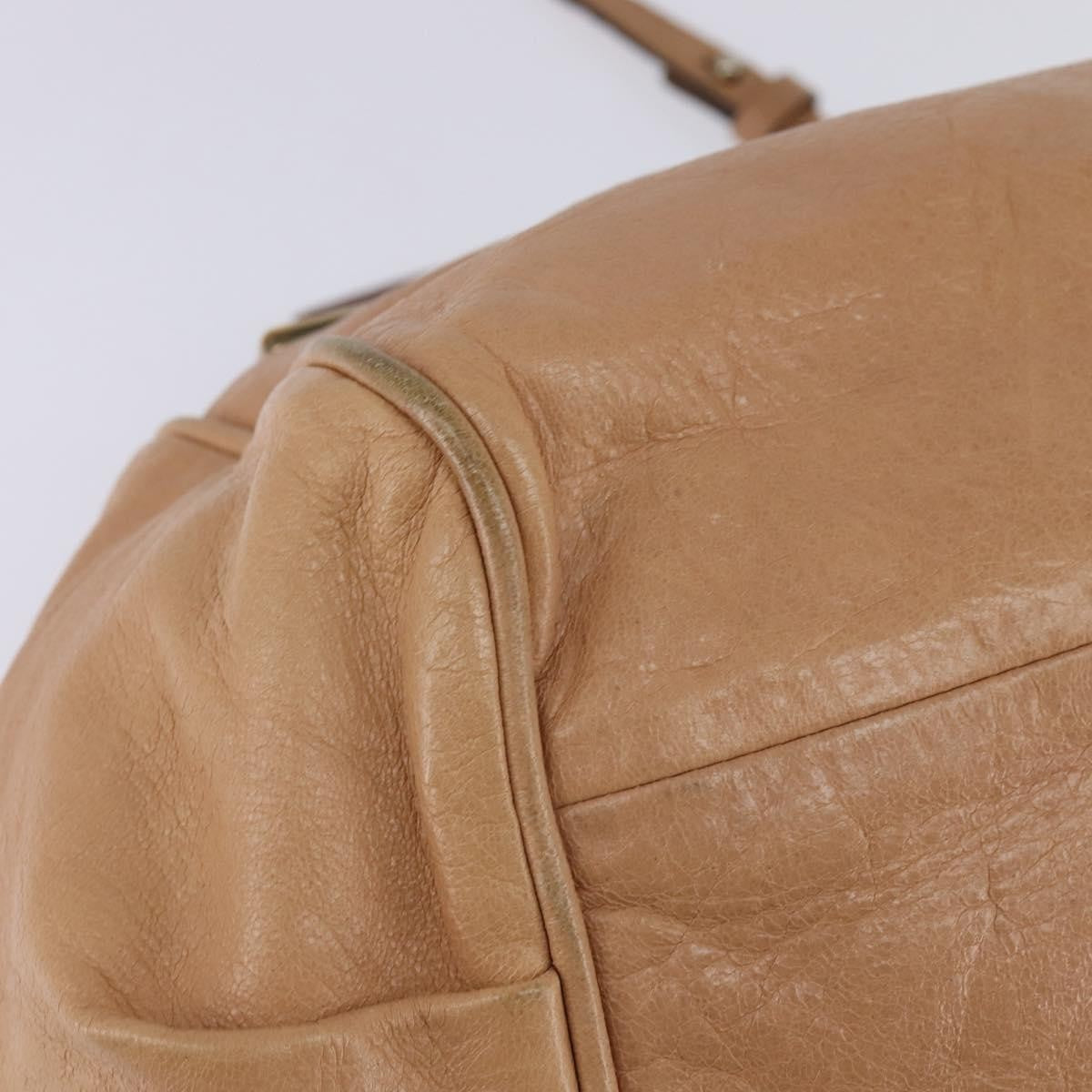 Chloe Ethel Leather Beige Leather Handbag (Pre-Owned)