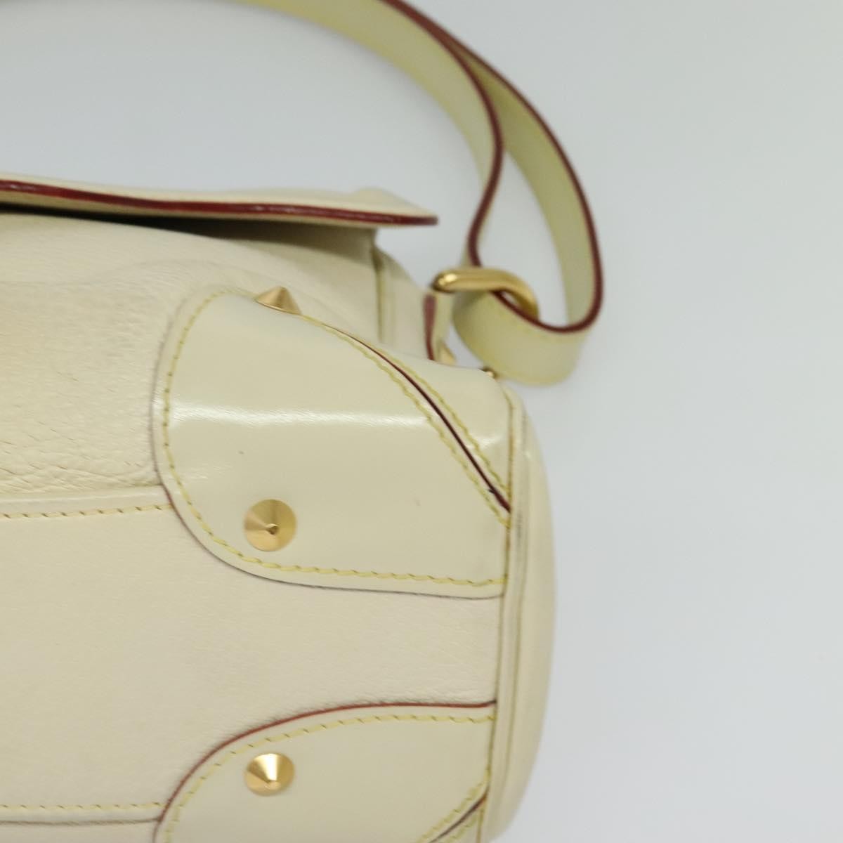 Louis Vuitton Suhali L'essentiel Leather White Leather Shoulder Bag Bag (Pre-Owned)