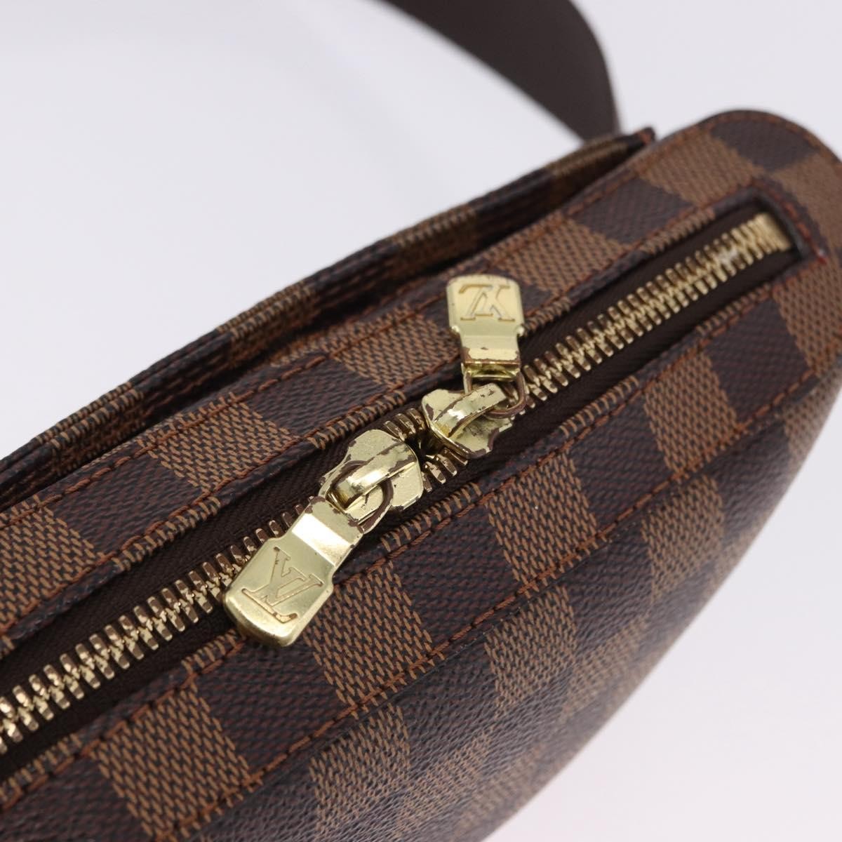 Louis Vuitton Geronimos Damier Brown Canvas Clutche & Pouche Bag (Pre-Owned)