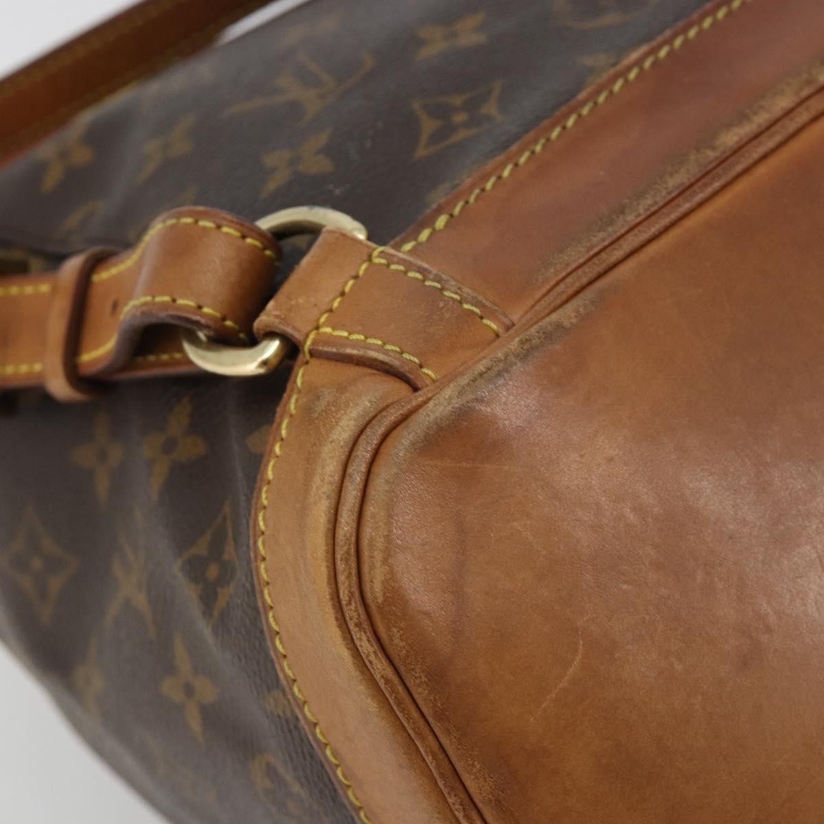 Louis Vuitton Vintage Montsouris Monogram Canvas Brown Canvas Backpack Bag (Pre-Owned)