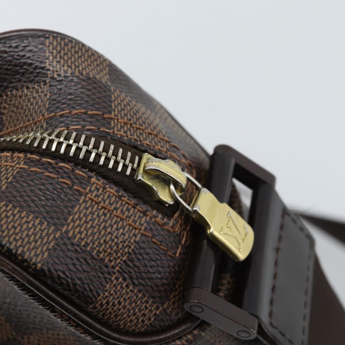 Louis Vuitton Olav Damier Ebene Brown Canvas Shoulder Bag Bag (Pre-Owned)