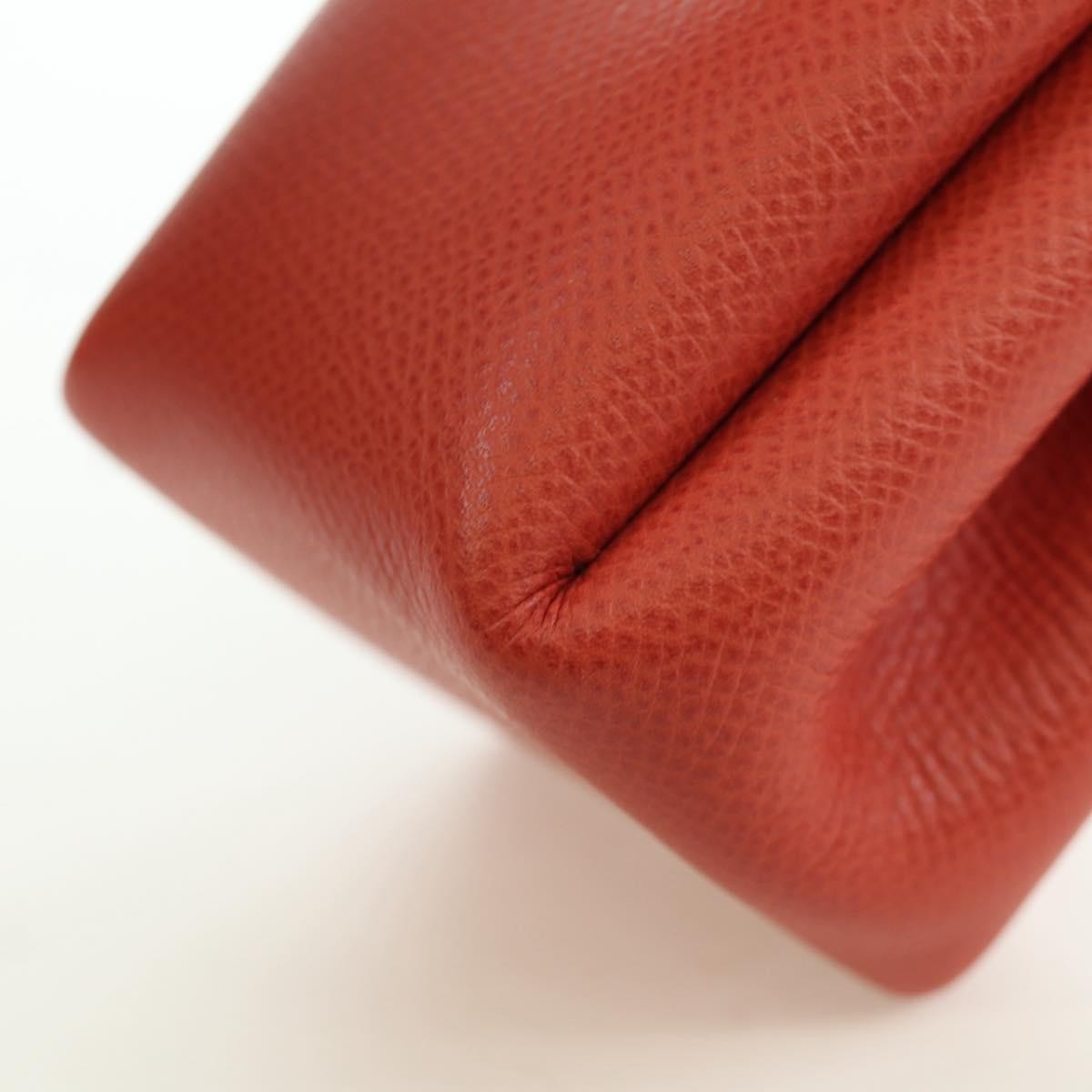 Hermes Vespa Leather Red Leather Clutche & Pouche Bag (Pre-Owned)