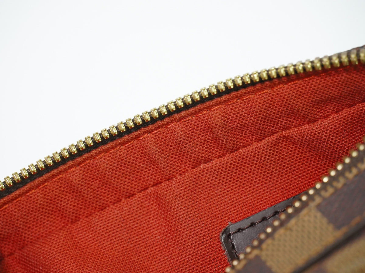 Louis Vuitton Geronimos Damier Brown Canvas Clutche & Pouche Bag (Pre-Owned)