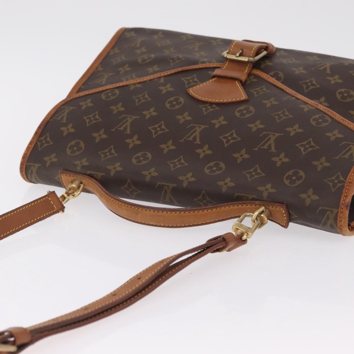 Louis Vuitton Beverly Monogram Canvas Brown Canvas Briefcase Bag (Pre-Owned)