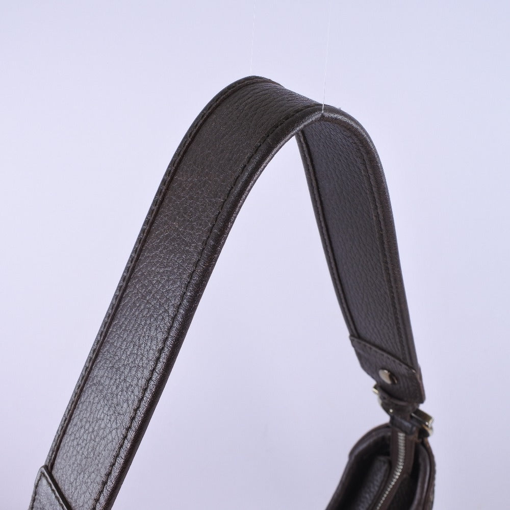 Salvatore Ferragamo Brown Leather Handbag (Pre-Owned)