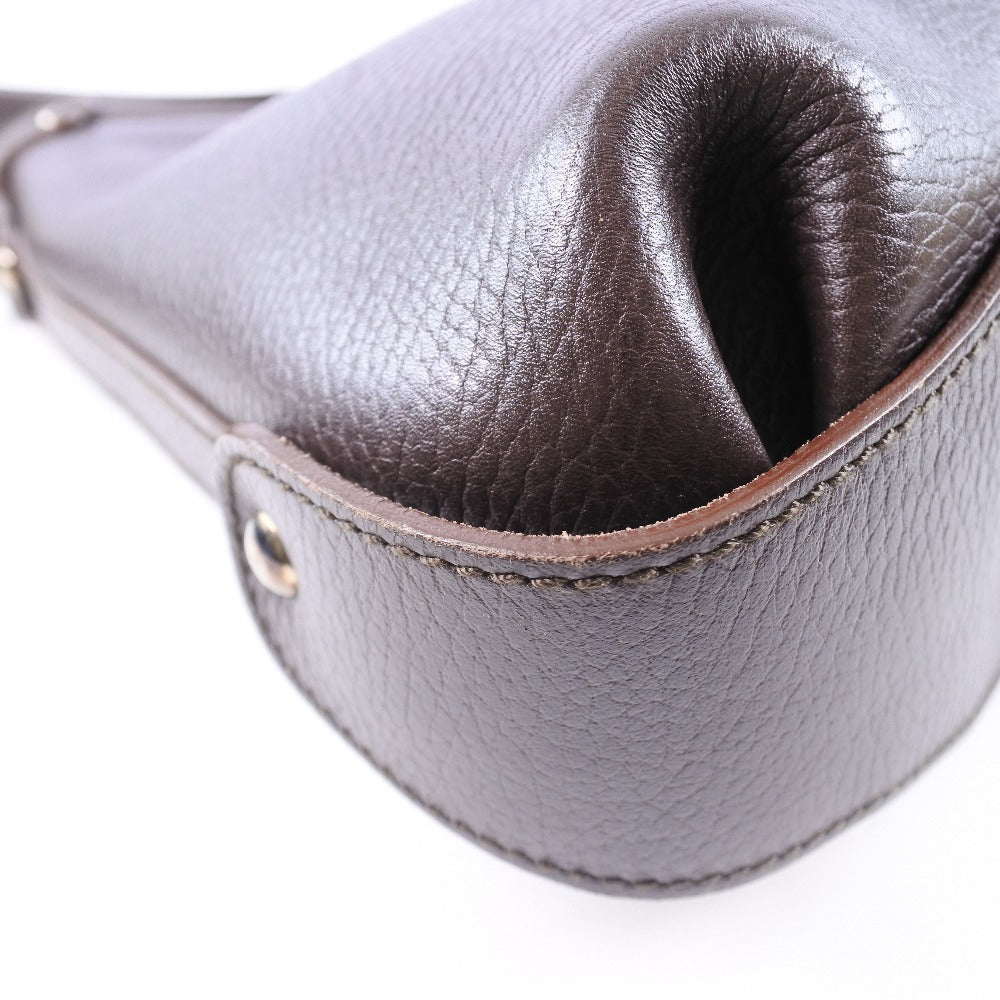 Salvatore Ferragamo Brown Leather Handbag (Pre-Owned)