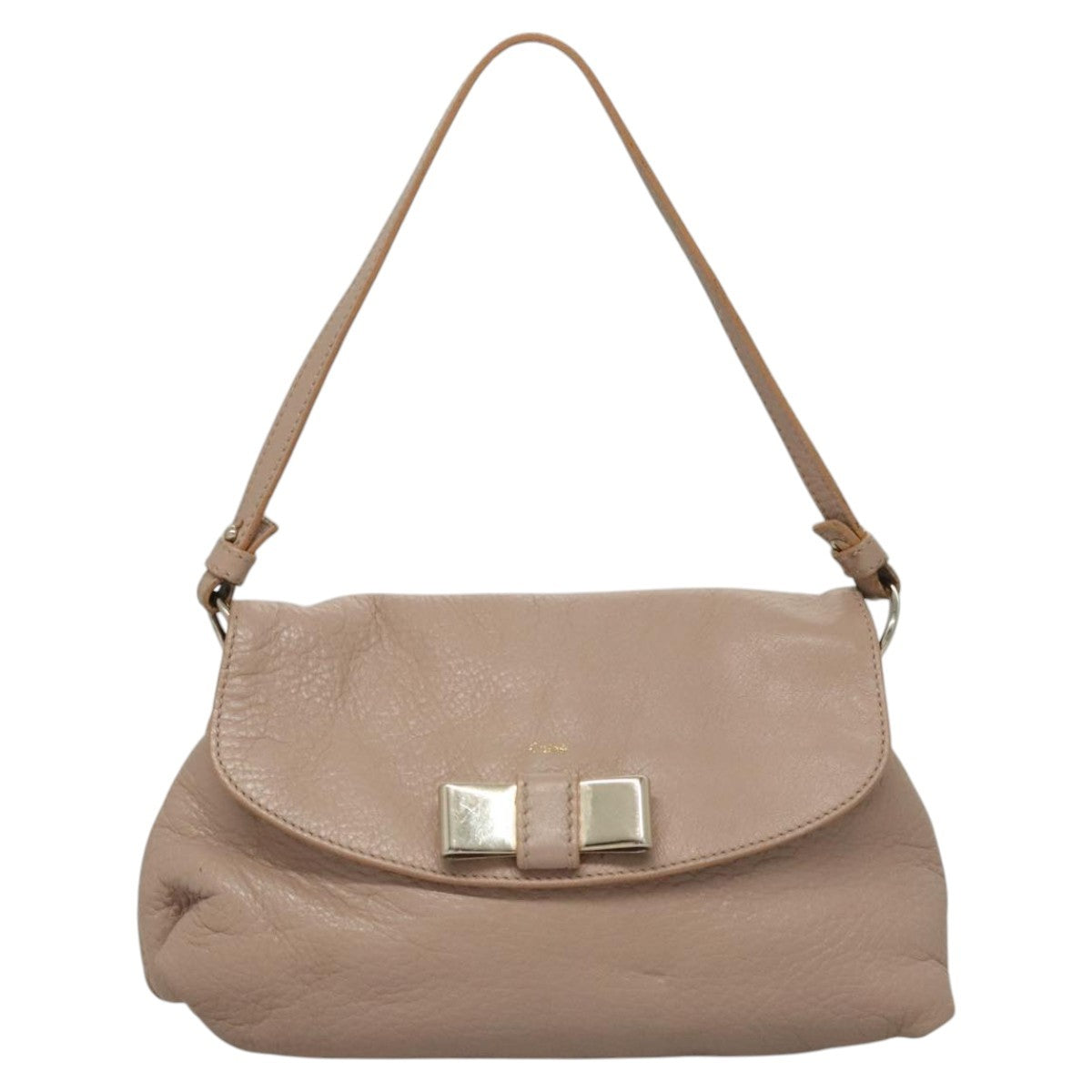 Chloe Lily Leather Pink Leather Handbag (Pre-Owned)