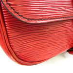 Louis Vuitton Cartouchiere Red Leather Shopper Bag (Pre-Owned)