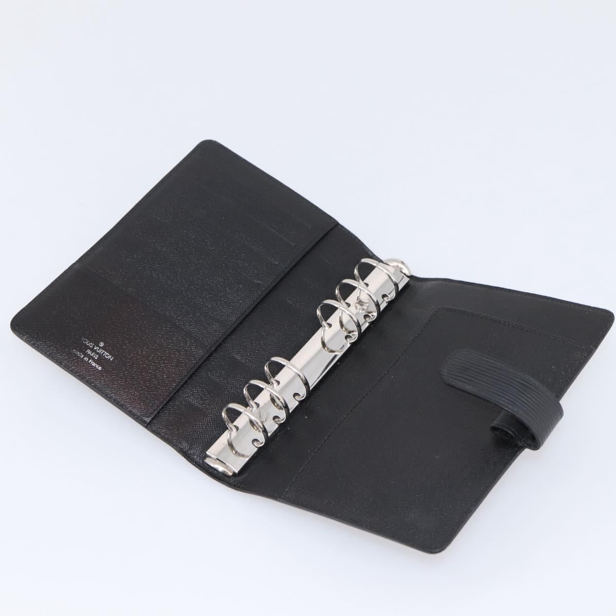 Louis Vuitton Agenda Cover Epi Leather Black Leather Wallets Accessory (Pre-Owned)