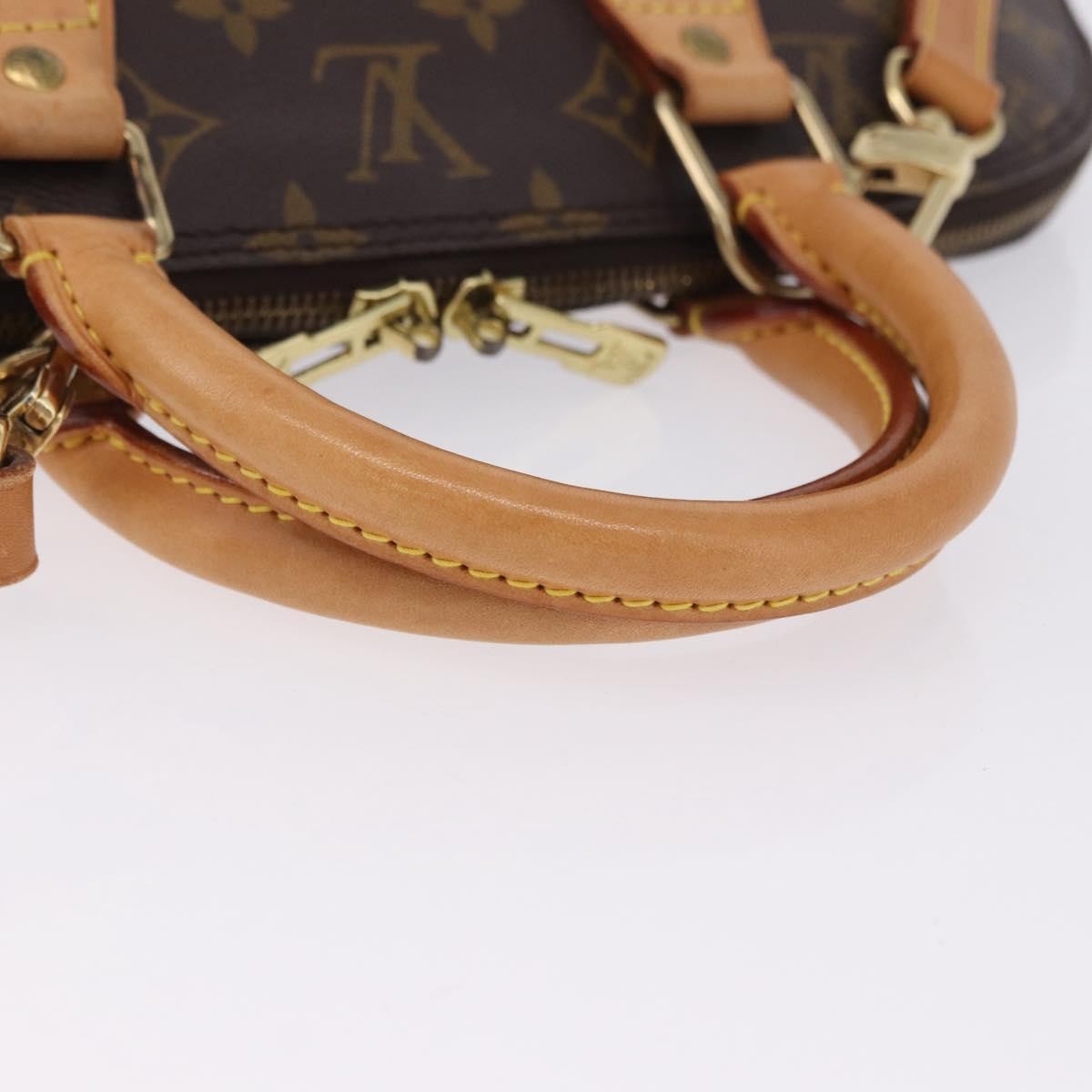 Louis Vuitton Alma Monogram Canvas Brown Canvas Handbag (Pre-Owned)
