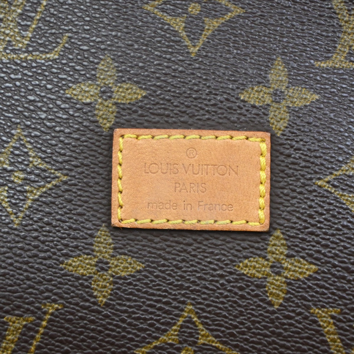 Louis Vuitton Saumur Monogram Brown Leather Shoulder Bag Bag (Pre-Owned)