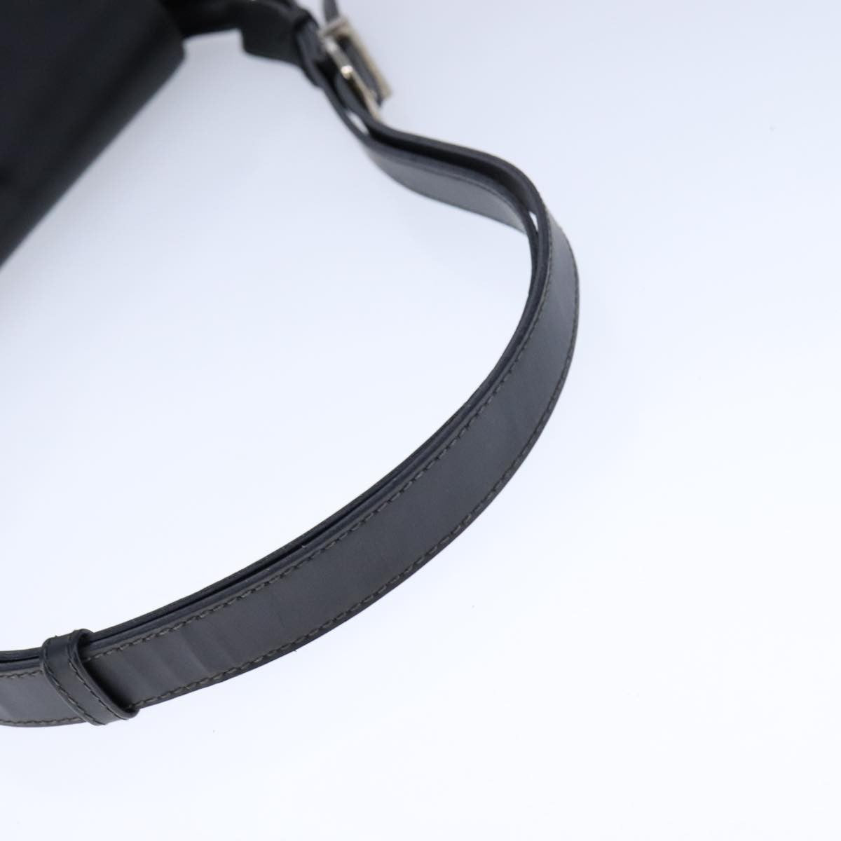 Salvatore Ferragamo Vara Leather Black Patent_Leather Shoulder Bag Bag (Pre-Owned)