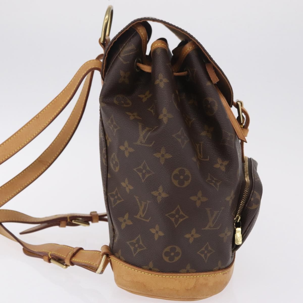 Louis Vuitton Vintage Montsouris Monogram Canvas Brown Canvas Backpack Bag (Pre-Owned)