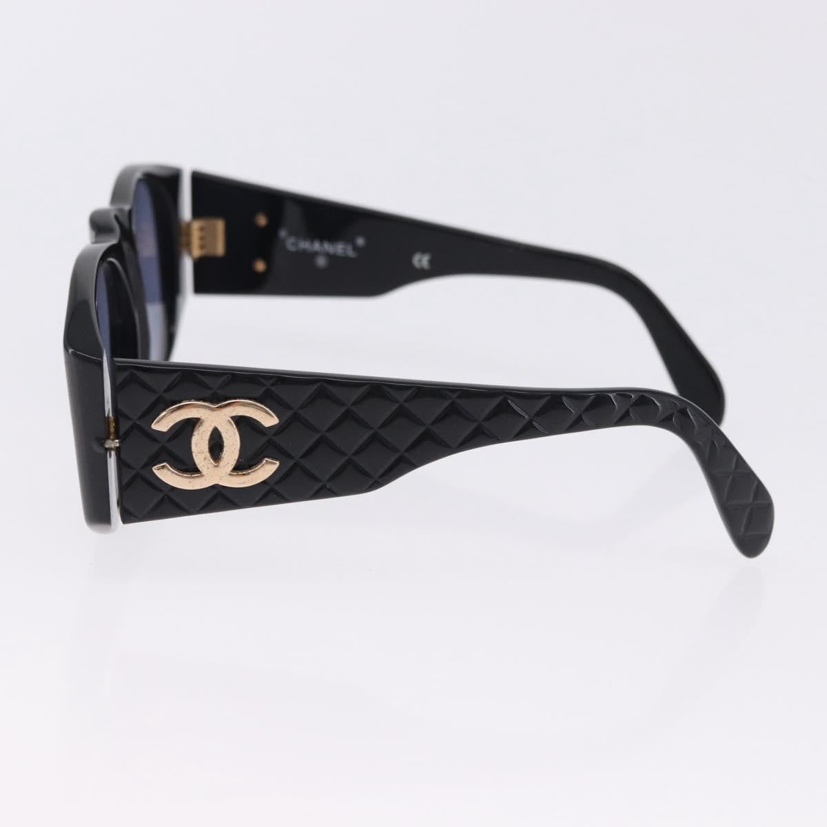Chanel Logo Cc Plastic Black Plastic Sunglasse Accessory (Pre-Owned)