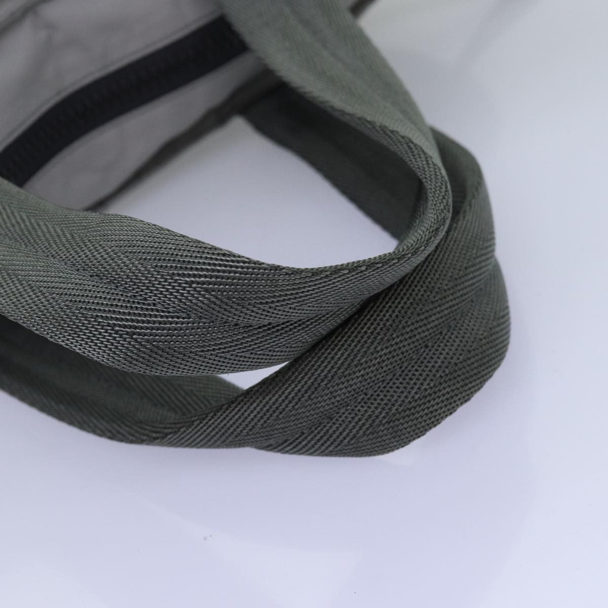 Prada Sport Nylon Gray Nylon Tote Bag Bag (Pre-Owned)
