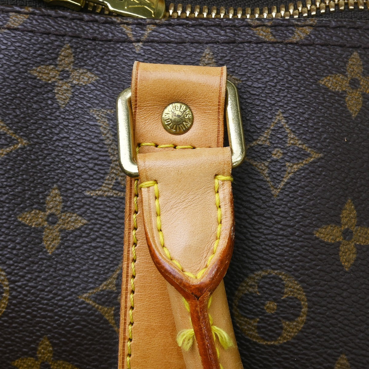 Louis Vuitton Keepall Monogram Brown Canvas Travel Bag Bag (Pre-Owned)