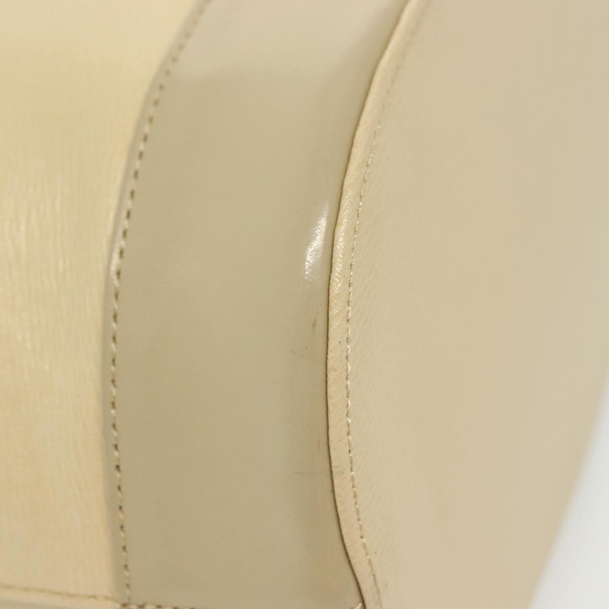 Burberry Shoulder Leather Beige Leather Shoulder Bag Bag (Pre-Owned)