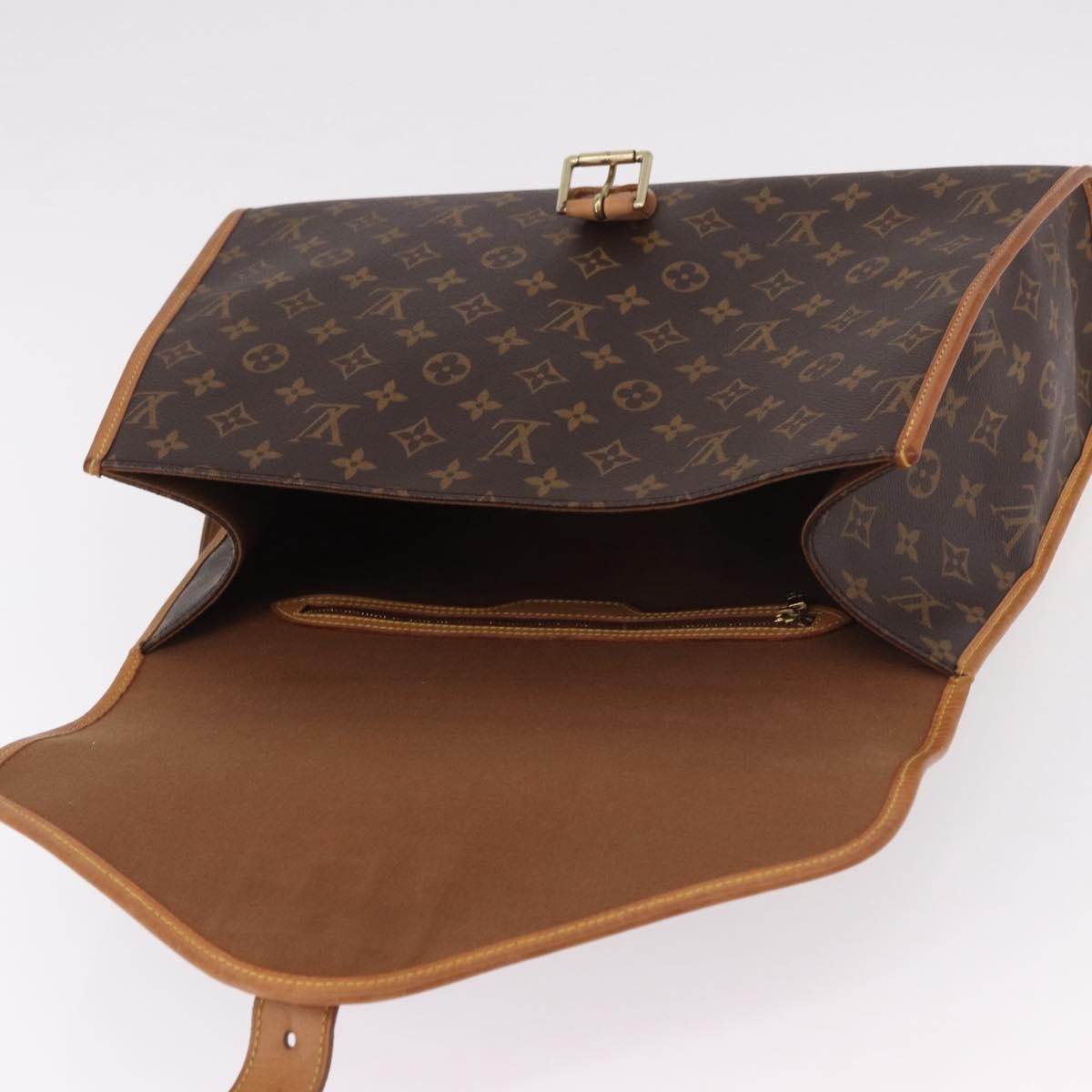 Louis Vuitton Beverly Monogram Canvas Brown Canvas Briefcase Bag (Pre-Owned)