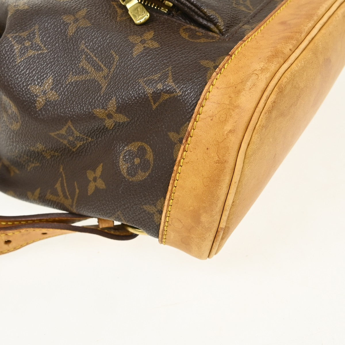 Louis Vuitton Vintage Montsouris Monogram Canvas Brown Canvas Backpack Bag (Pre-Owned)
