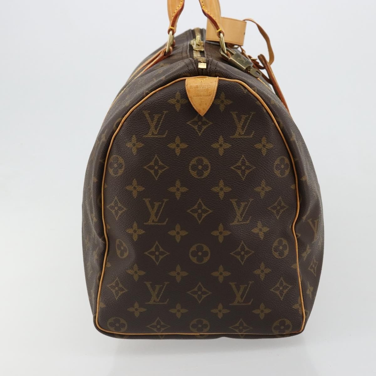 Louis Vuitton Keepall Monogram Canvas Brown Canvas Travel Bag Bag (Pre-Owned)