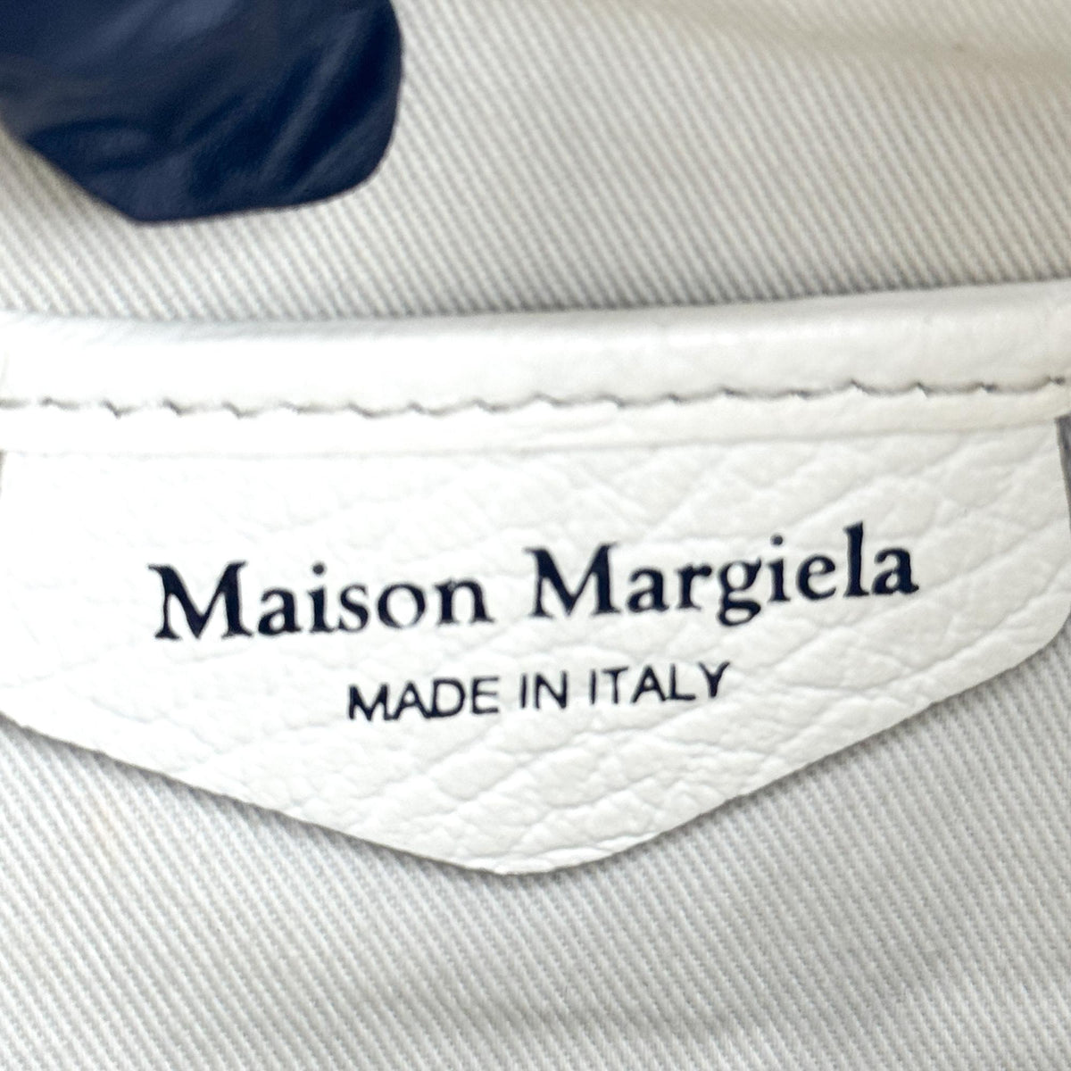 Maison Margiela 5Ac Leather White Calfskin Handbag (Pre-Owned)