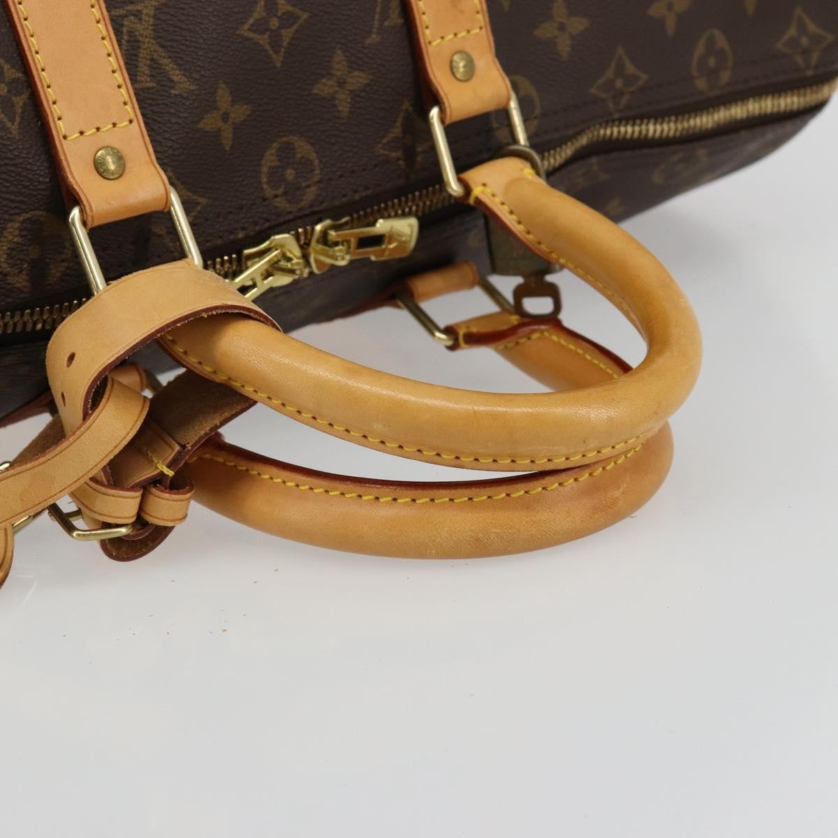 Louis Vuitton Keepall Monogram Canvas Brown Canvas Travel Bag Bag (Pre-Owned)