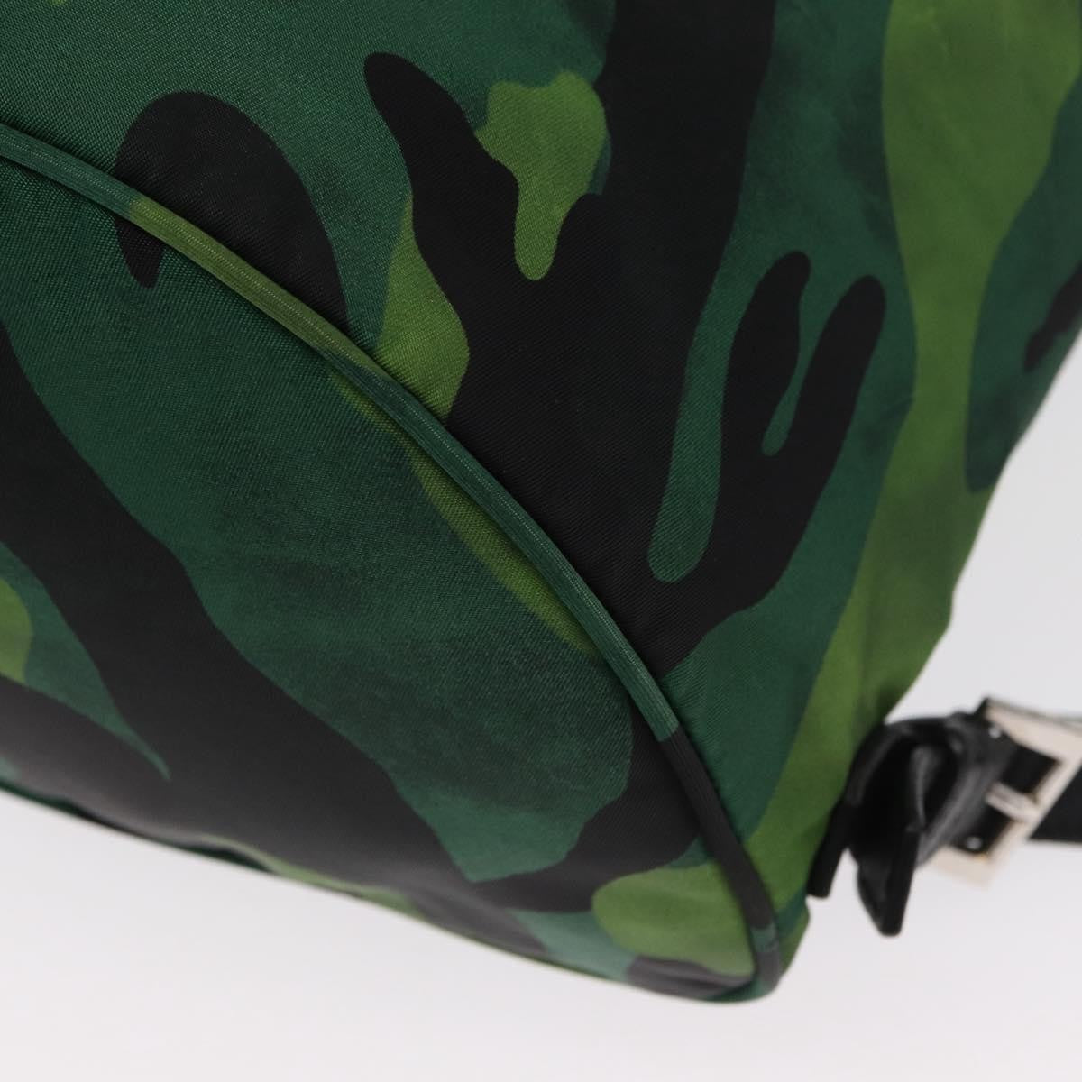 Prada Camouflage Tessuto Green Nylon Backpack Bag (Pre-Owned)