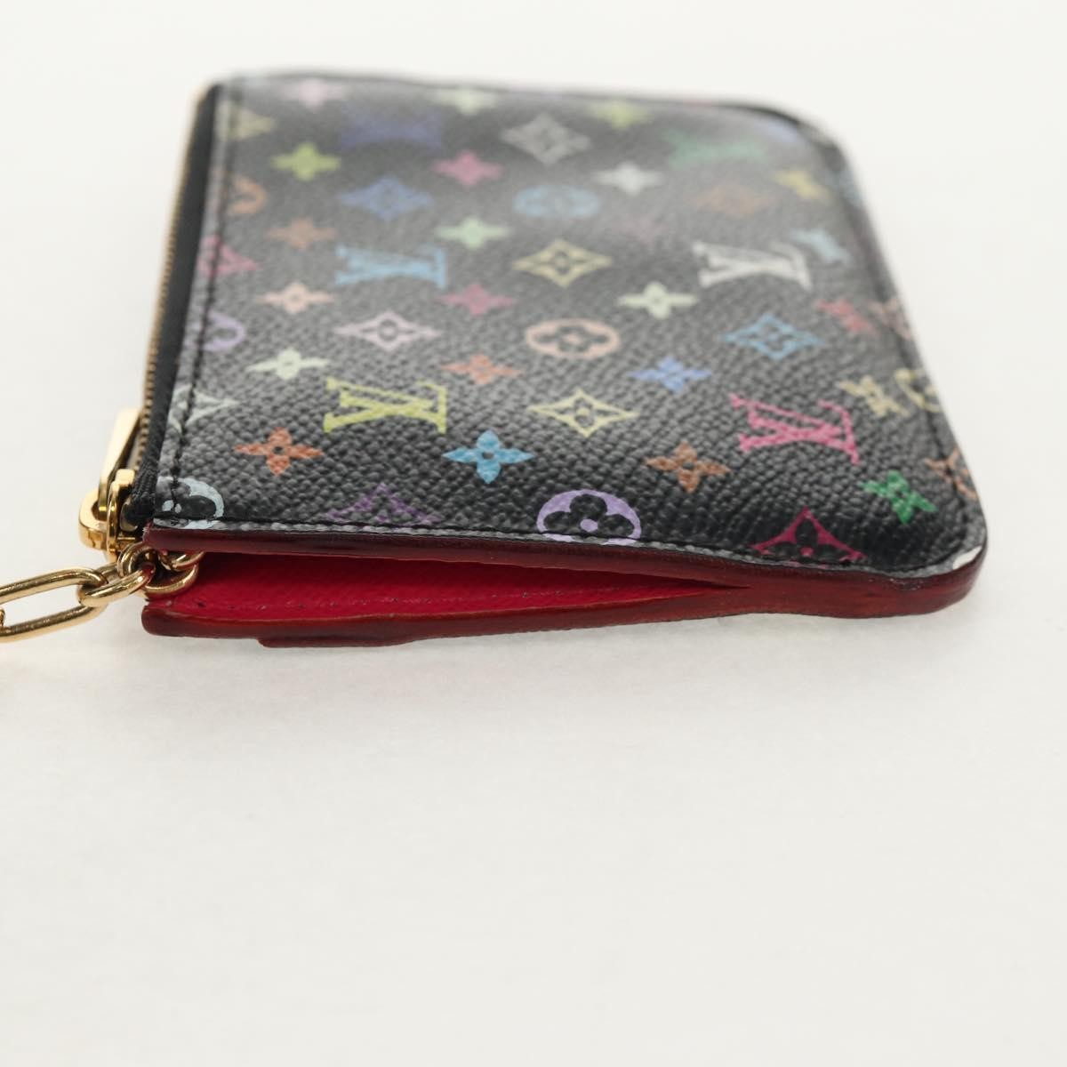 Louis Vuitton Pochette Clés Nm Monogram Multicolor Canvas Black Canvas Wallets Accessory (Pre-Owned)