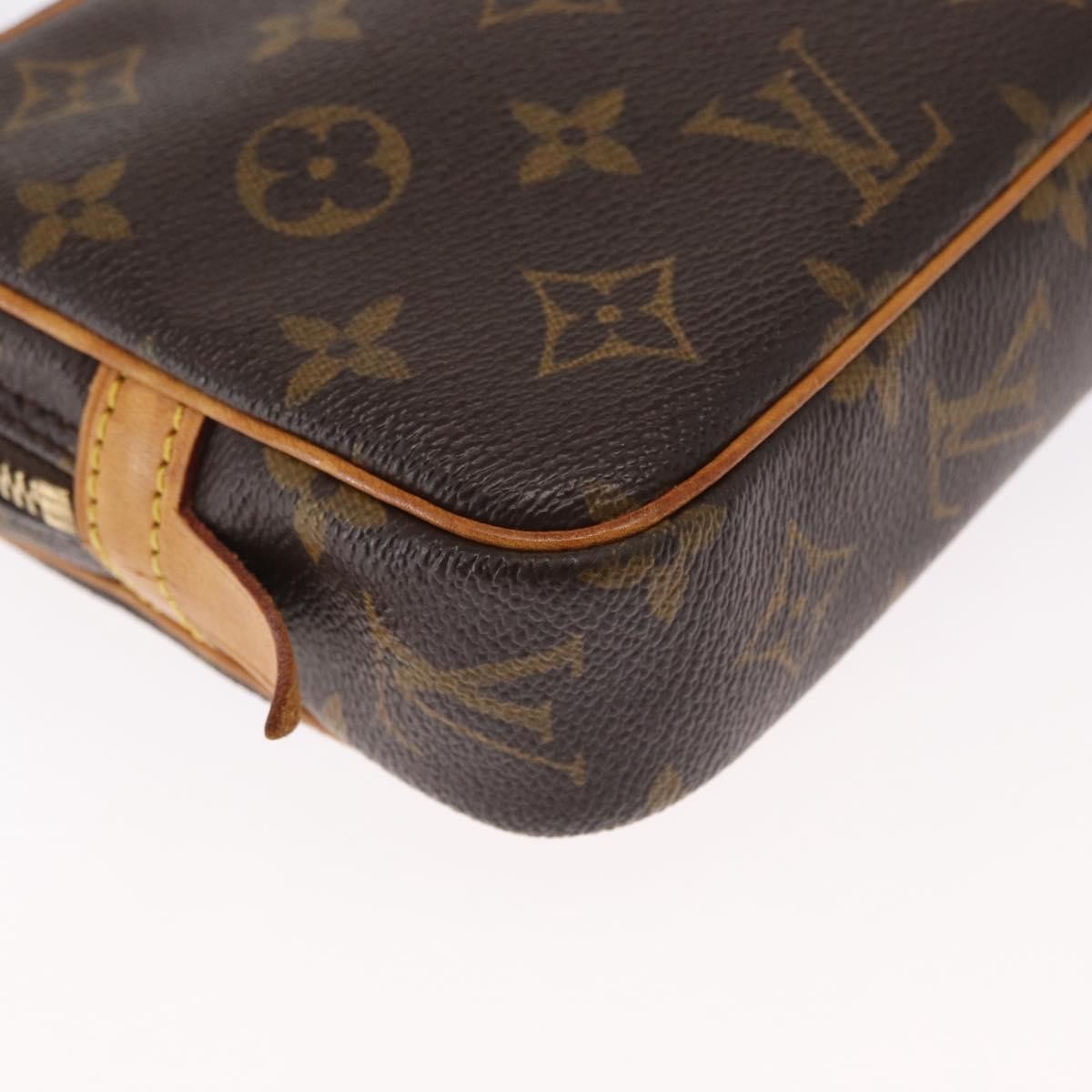 Louis Vuitton Pochette Marly Bandouliere Monogram Canvas Brown Canvas Handbag (Pre-Owned)