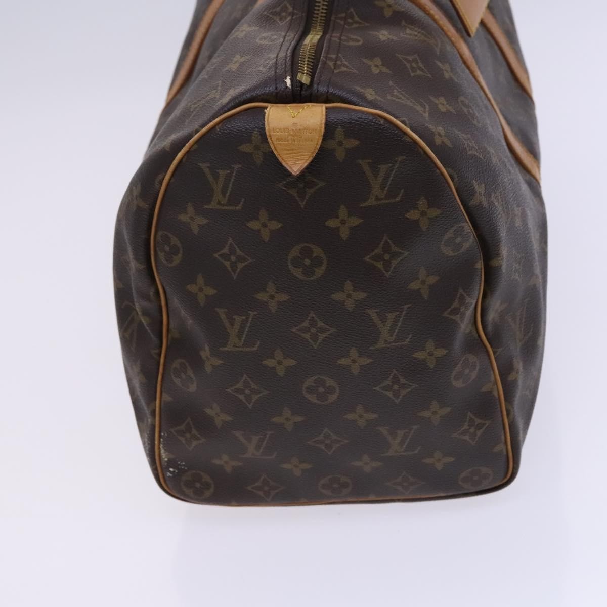 Louis Vuitton Keepall Monogram Canvas Brown Canvas Travel Bag Bag (Pre-Owned)