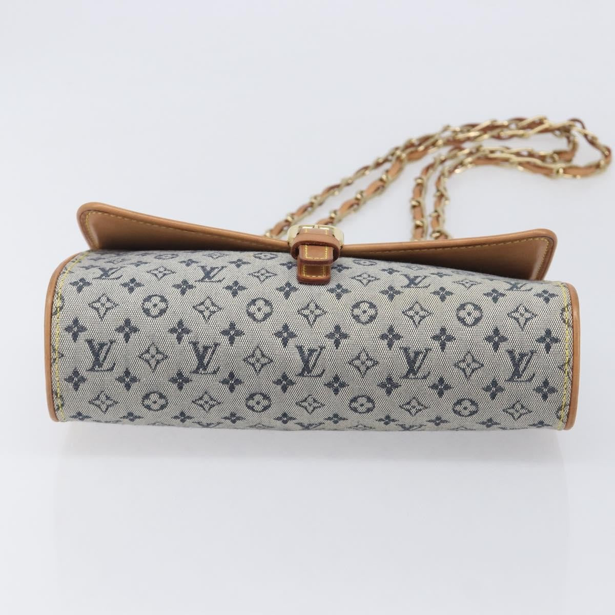 Louis Vuitton Camille Mini Lin Blue Canvas Handbag (Pre-Owned)