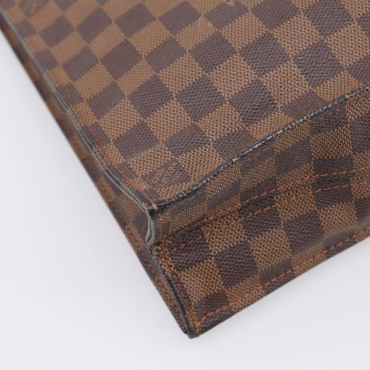 Louis Vuitton Venice Sac Plat Damier Brown Canvas Tote Bag Bag (Pre-Owned)