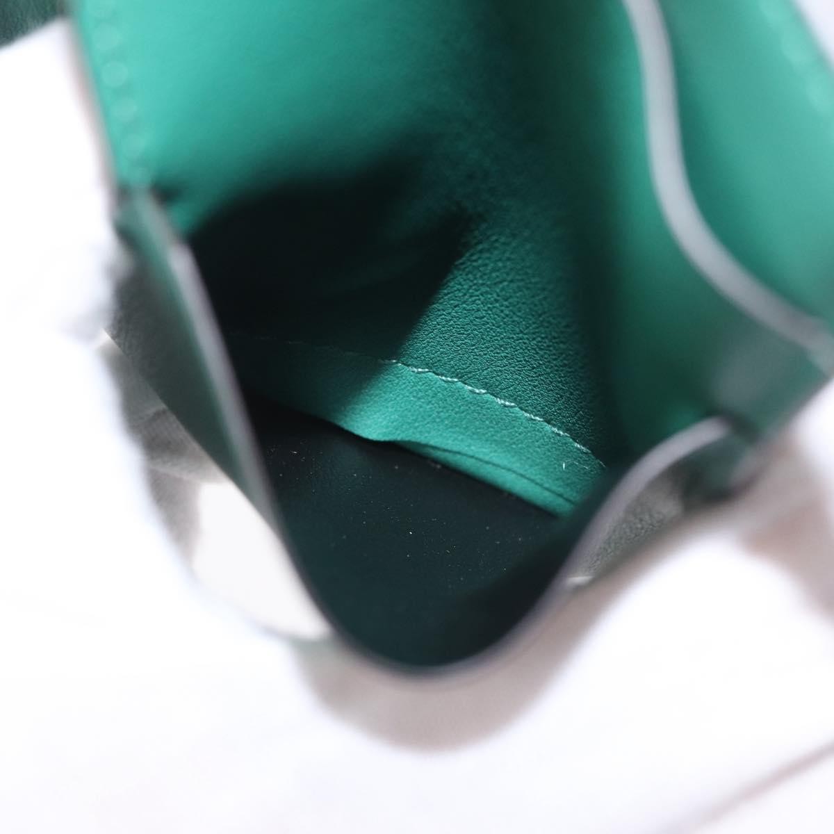 Cartier Coin Purse Must De Cartier Leather Green Leather Wallets Accessory (Pre-Owned)