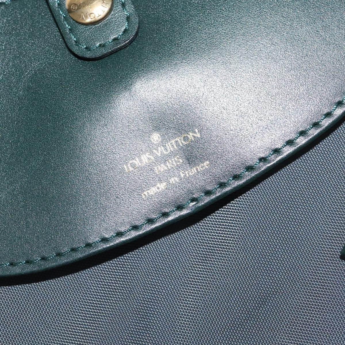 Louis Vuitton Garment Cover Taiga Leather Green Leather Travel Bag Bag (Pre-Owned)