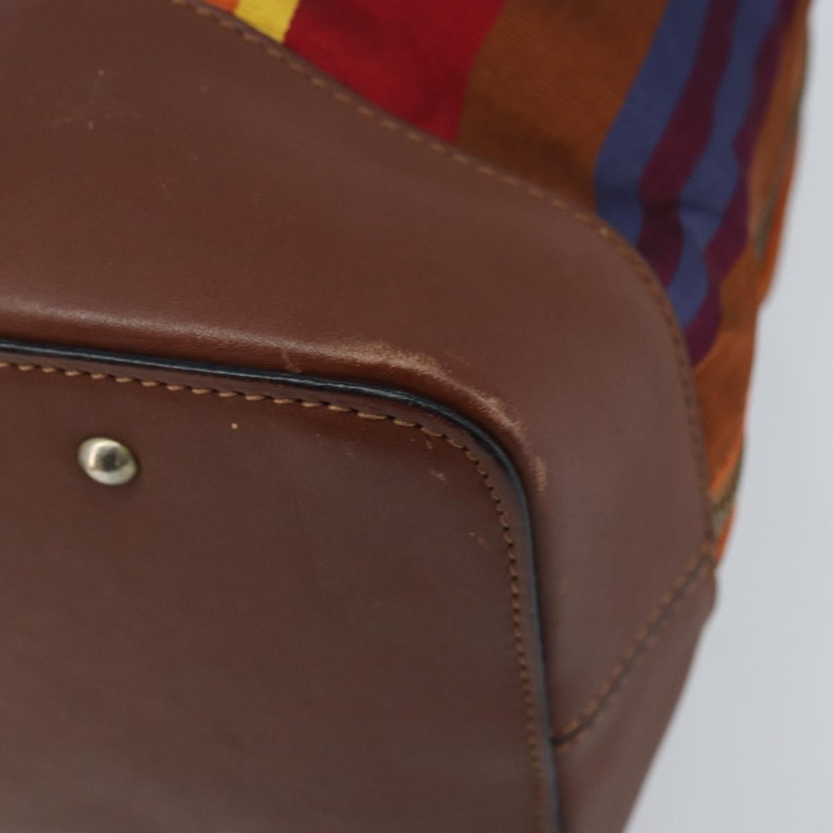 Celine Vintage Canvas Multicolour Canvas Shoulder Bag Bag (Pre-Owned)