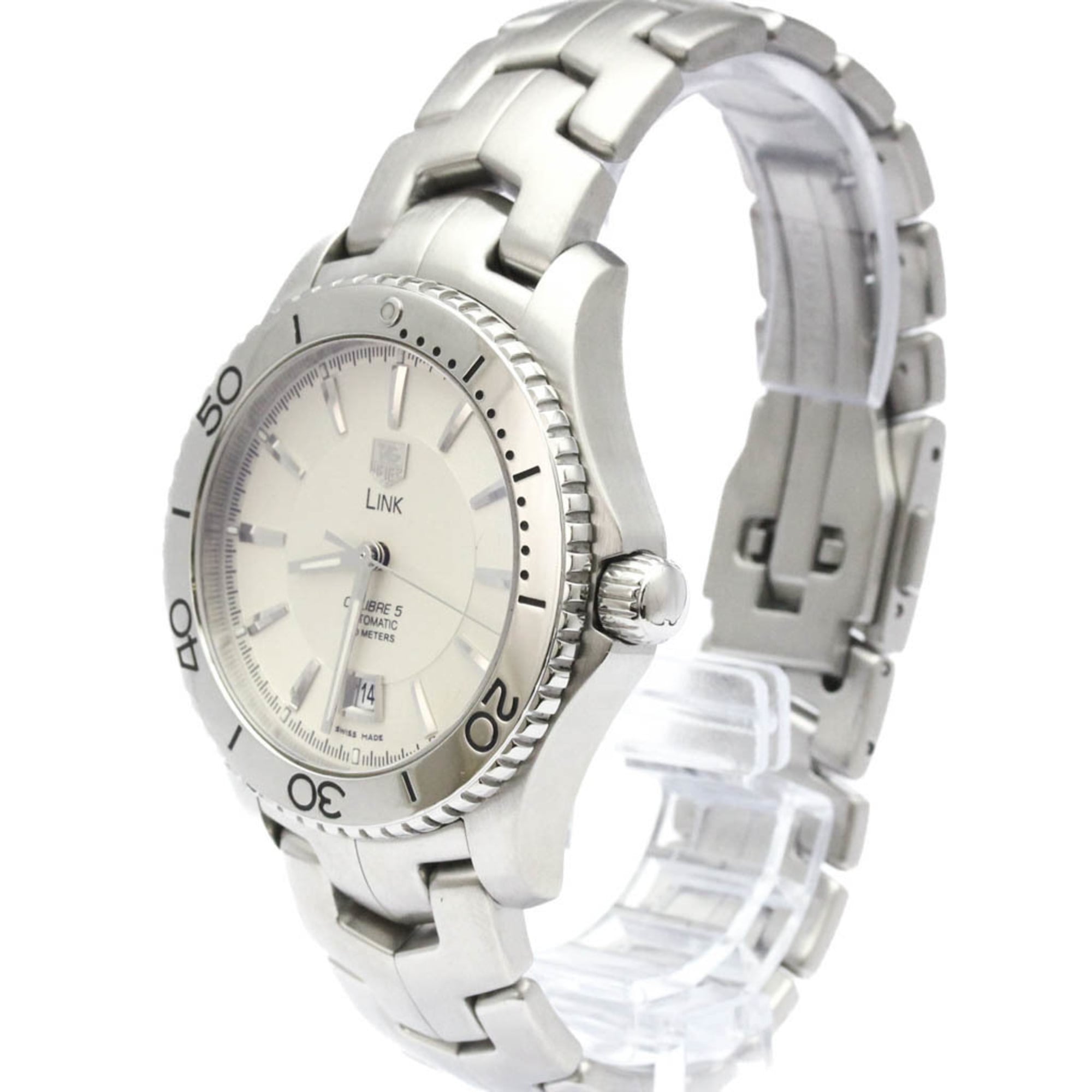 Tag Heuer Link Calibre 5 200M Automatic Stainless Steel Watch (Pre-Owned)