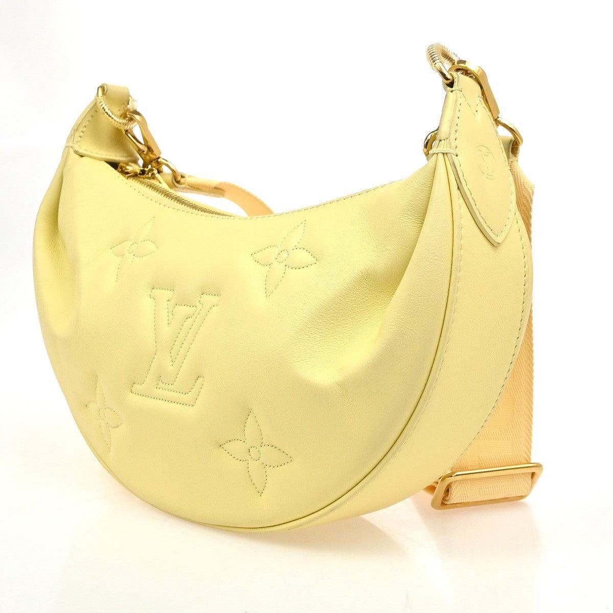 Louis Vuitton Over The Moon Bubblegram Leather Yellow Leather Handbag (Pre-Owned)