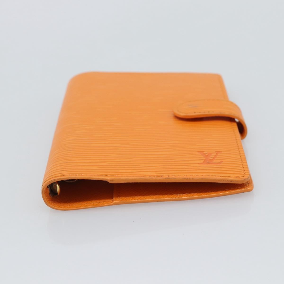 Louis Vuitton Agenda Cover Epi Orange Leather Clutche & Pouche Bag (Pre-Owned)